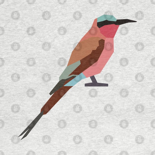 Graphic Nature - Southern Carmine Bee-Eater by AnthonyZed